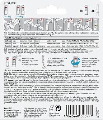 Produktbild tesa Klebenagel für Fliesen & Metall, höhenverstellbar