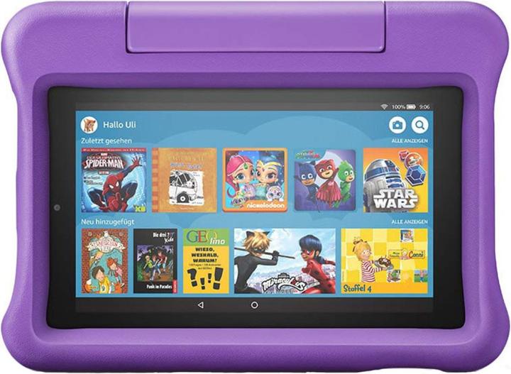 Produktbild Amazon Fire 7 Kids Edition - 17,8 cm (7 Zoll) - 1024 x 600 Pixel - 16 GB - 1 GB - 1,3 G (7", 16 GB, Violet)