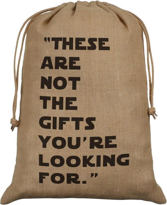 Grindstore NikolausSack These Are Not The Gifts You're Looking For Sackleinen