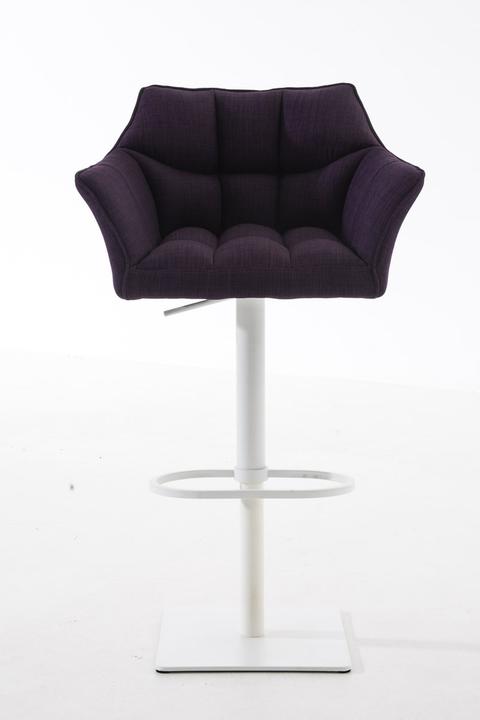 Actual product image CLP Bar Stool Damaso W Fabric, Purple