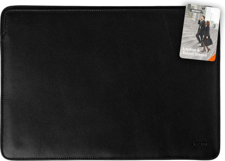 Immagine prodotto Accezz Leather Laptop hoes MacBook 14 inch - Laptopsleeve - Zwart (14", Apple)