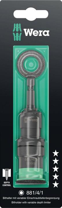 Actual product image Wera 881/4/1 SB (6.3 mm)