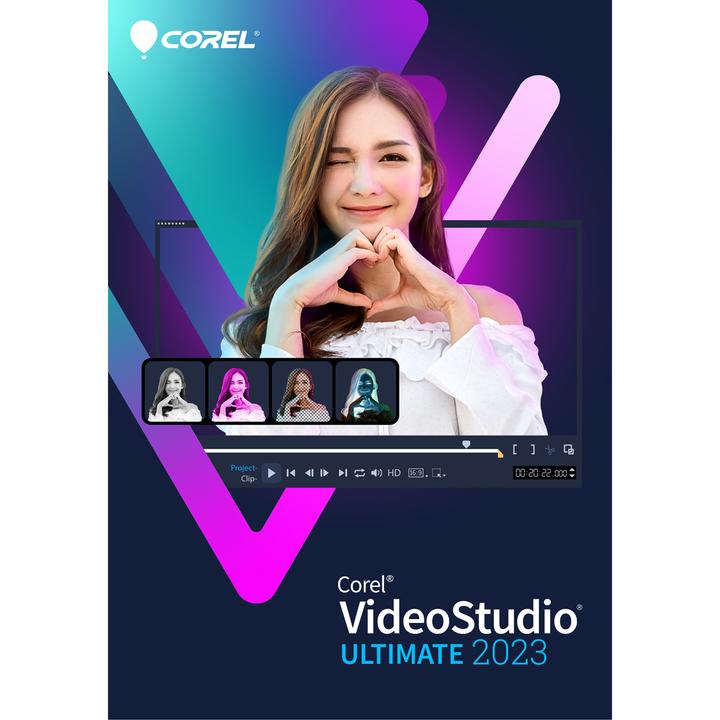 Actual product image Corel VideoStudio Ultimate 2023 Download (1 User, 1 Devices/Users, unlimited)