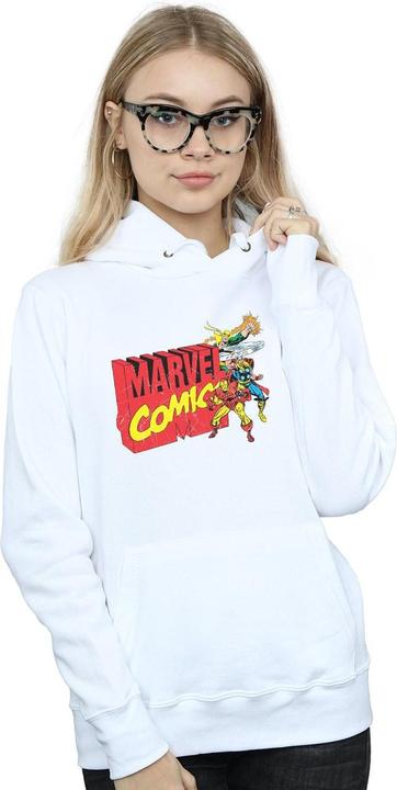 Actual product image Womens/Ladies Vintage Logo Blast Hoodie (XL)