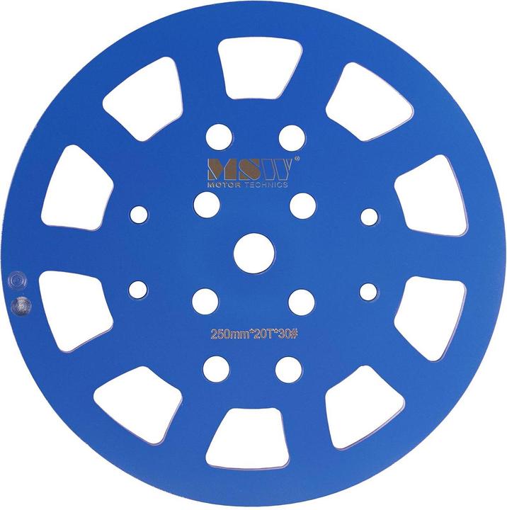 Actual product image MSW Concrete Grinding Disc - diameter: 250 mm - for concrete - grain size 30 - 20 grinding segments (30)