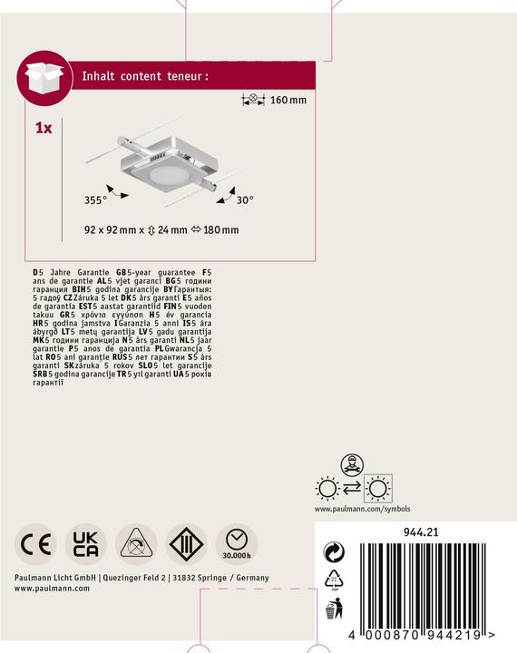 Produktbild Paulmann Wire System MacLED