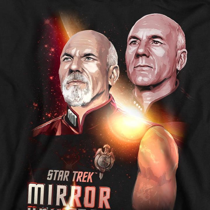 Actual product image Unisex Adult Mirror Jean-Luc Picard Sweatshirt (XL)