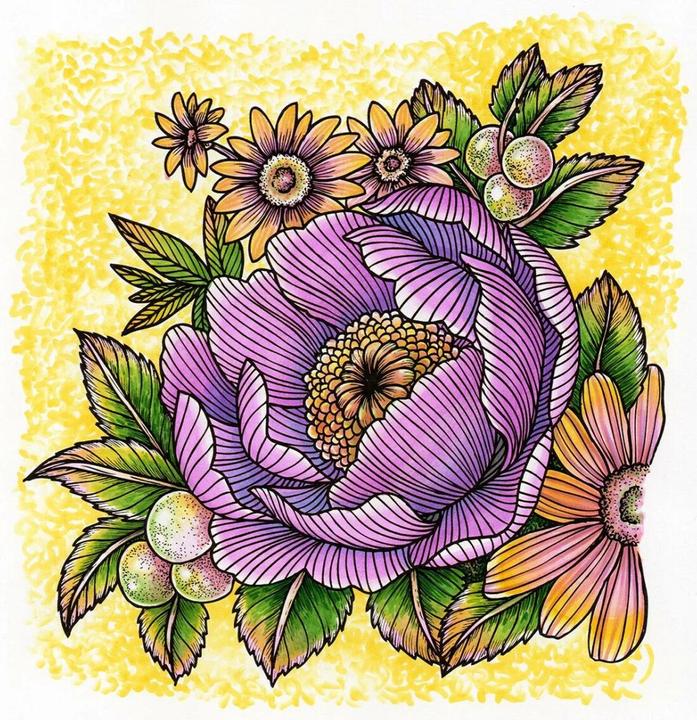 Image du produit Chameleon Ensemble de couleurs et de mélanges pour aquarelle (Rose, Gris, Vert foncé, Violet, Vert, Pêche, Jaune, Bleu clair, 6.60 x)