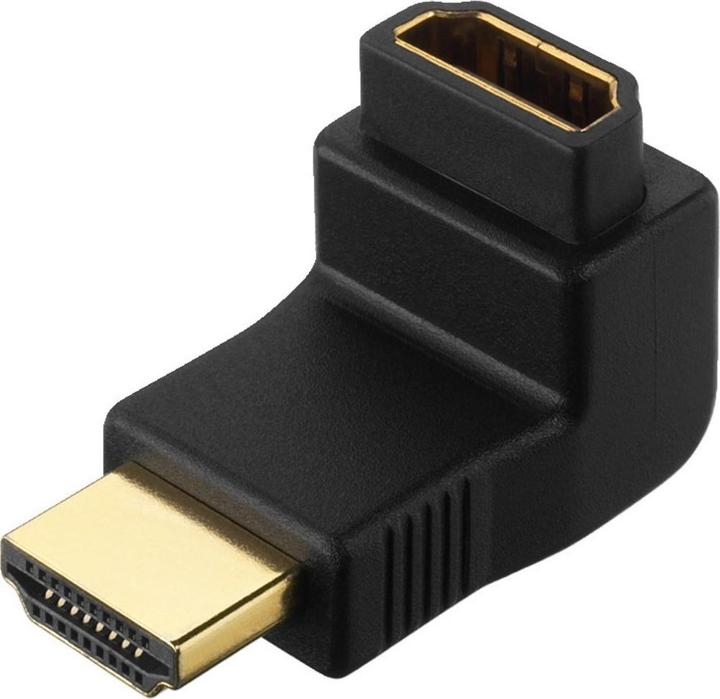 Produktbild Goobay Wentronic HDMI™ Winkeladapter, HDMI Standard-Stecker (Typ A), Schwarz