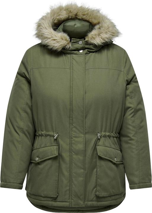 Produktbild Only Kapuze mit abnehmbarem Kunstfell-Rand Curve Parka Langer Parka (54)