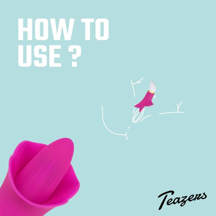 Image du produit Teazers Stimulateur de clitoris avec string - Rose
