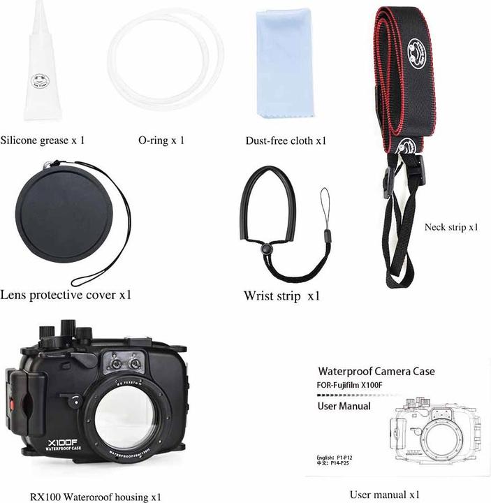 Image du produit Seafrogs SP-7 (Boîtier sous-marin, X100F)