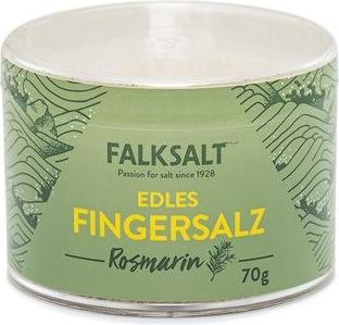 Actual product image Falksalt fine finger salt, rosemary salt flakes, 70g (70 g)