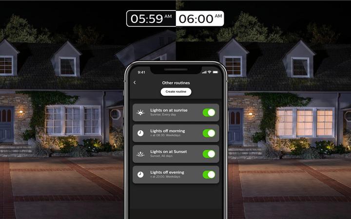 Actual product image Philips Hue Tuar base (806 lm, E27, IP44)