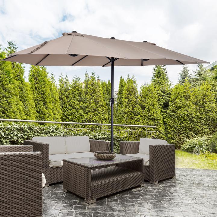 Image du produit Outsunny Parapluie de marché avec manivelle (2.70 m)