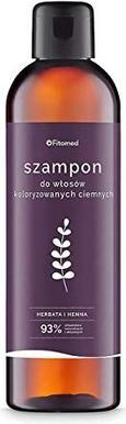 Produktbild Fitomed Tea and Henna shampoo for dark colored hair 250g (250 ml, Flüssiges Shampoo)