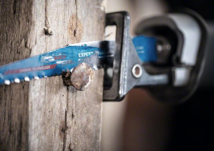 Productafbeelding Bosch Professional Zubehör Expert Hout met Metaal Slopen S 1267 XHM reciprozaagblad, 10 stuks