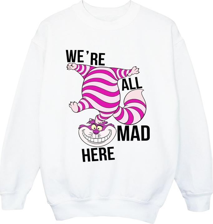 Disney Mädchen Alice im Wunderland Alles verrückt hier Sweatshirt