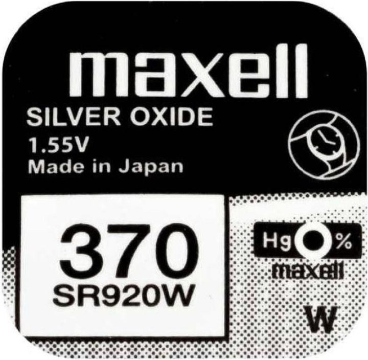 Image du produit Maxell Pile bouton SR920W 10 pièces (10 pcs, SR920, SR69, 39 mAh)