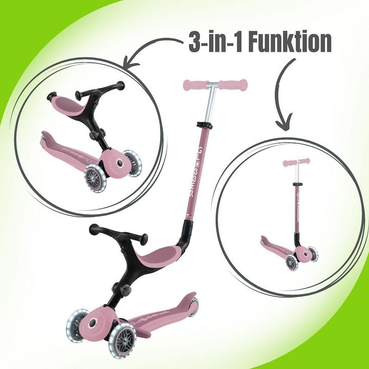 Produktbild Globber Go-Up Active Lights 3-in-1 Kinderfahrzeug