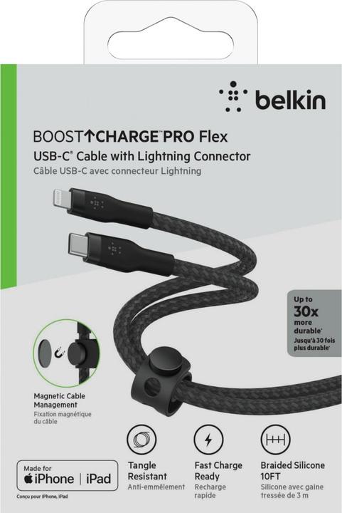 Image du produit Belkin USB C — Lightning (3 m)