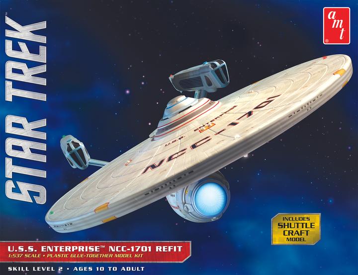 Actual product image AMT Model Kits Star Trek USS Enterprise Refit