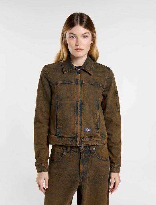 Produktbild Dickies Denim Slim Jacket W Indigo Brown (S)