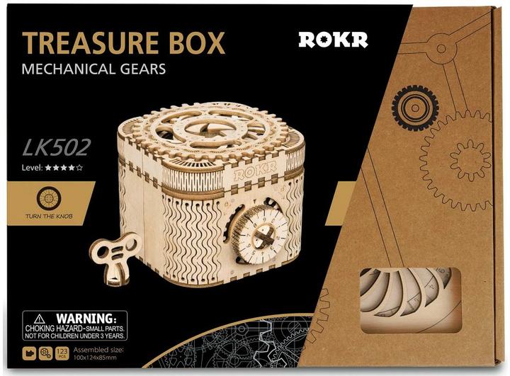 Actual product image Robotime Treasure Chest