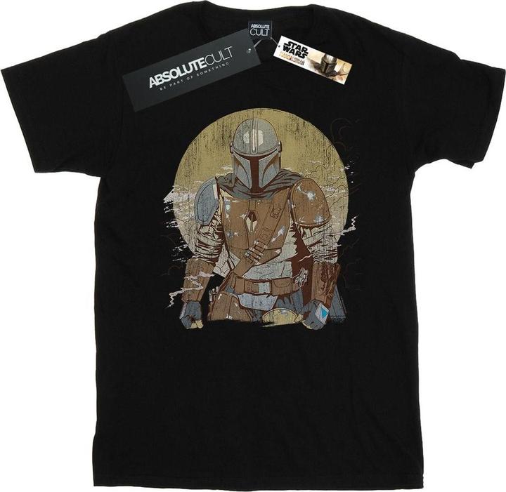 Produktbild Star Wars The Mandalorian Distressed Warrior TShirt (XL)