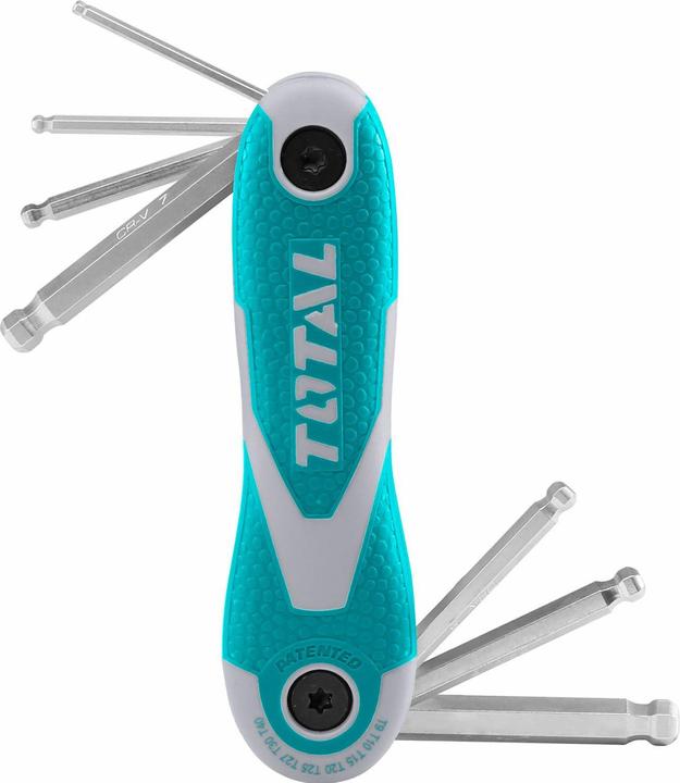 Productafbeelding Total IMBUS sleutel met kogel, zakset 8 st. CrV, industrie