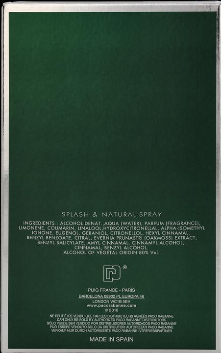 Actual product image Paco Rabanne Perfume (Eau de toilette, 200 ml)