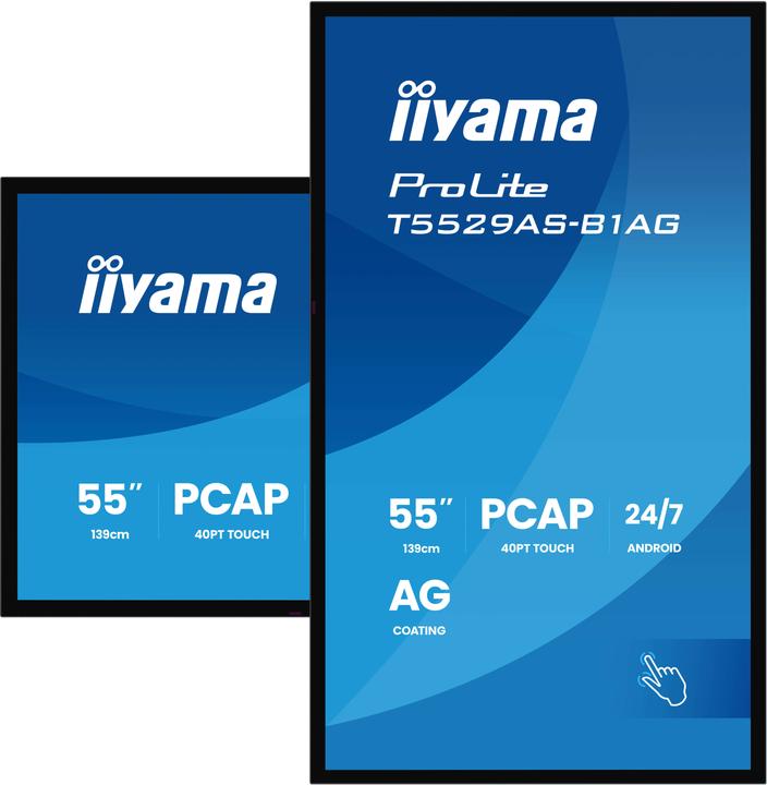 Actual product image iiyama LFD ProLite T5529AS-B1AG (3840 x 2160 Pixels, 54.60")