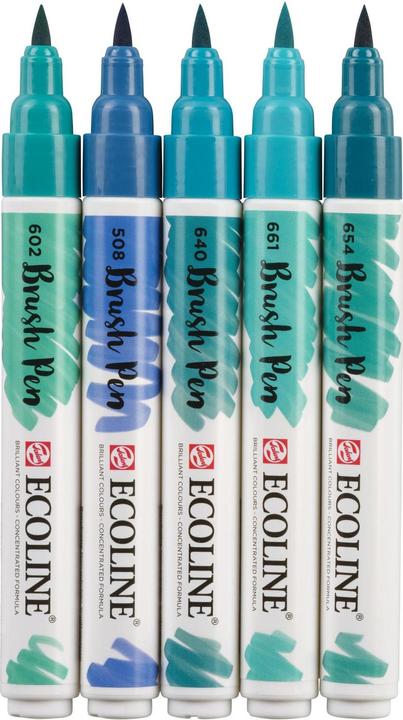 Immagine prodotto Talens Ecoline (Bianco, Verde, Blu, Nero, 5 x)