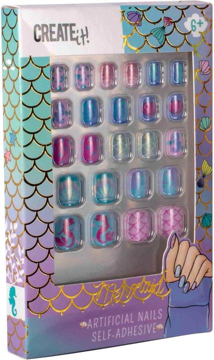 Image du produit Create It! Mermaid -Ongles artificiels, autocollants