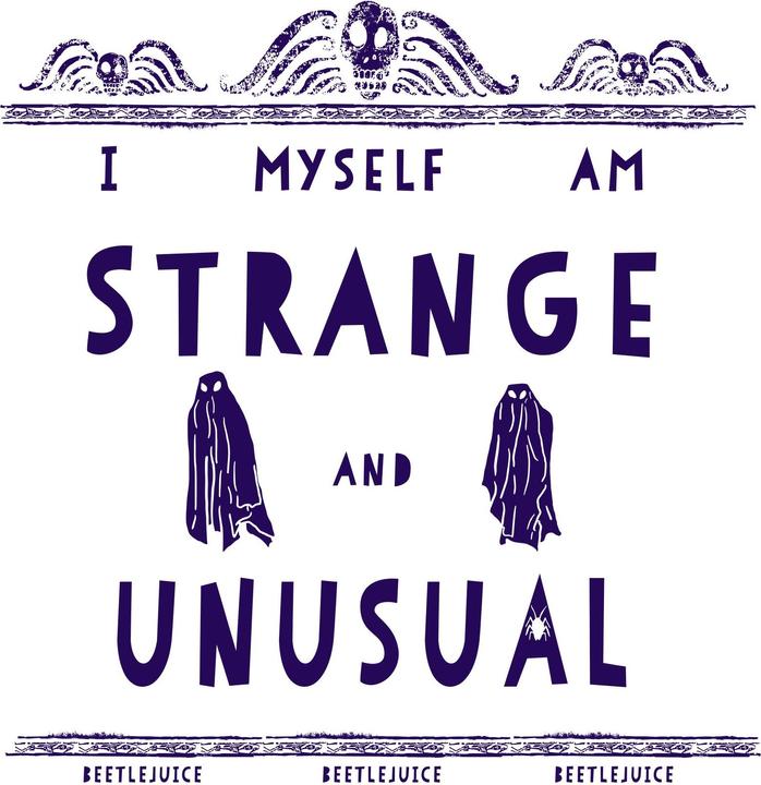 Image du produit Beetlejuice - T-shirt STRANGE AND UNUSUAL - Adulte (XXL)