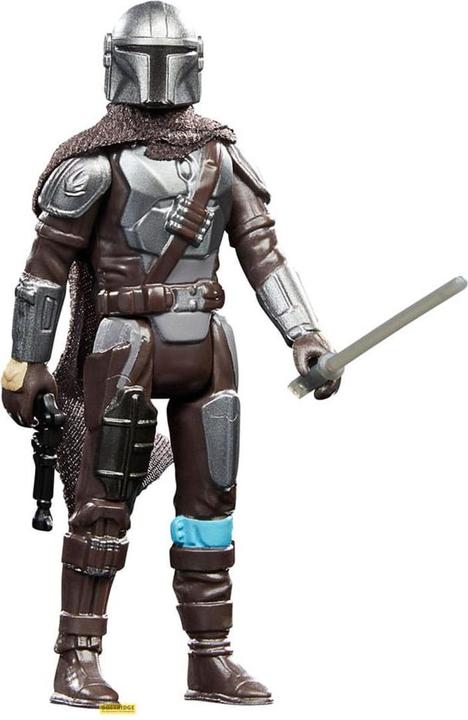 Actual product image Hasbro Star Wars: The Book of Boba Fett Retro Collection Action Figure The Mandalorian 10 cm