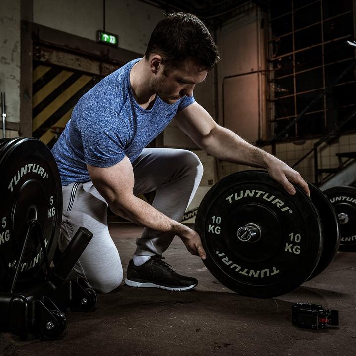 Produktbild Tunturi Bumper Plate Hantelscheiben 50 mm 20 kg (1 x 20 kg)