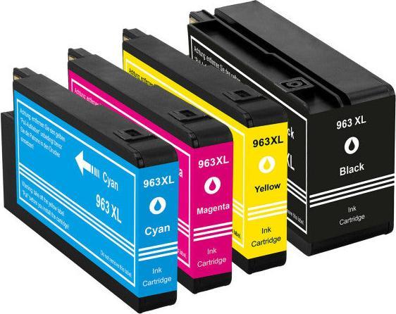 Hermex Alternative Tintenpatrone zu HP 963 XL (BK, Color)