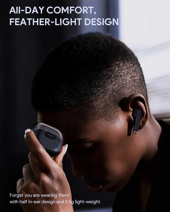 Image du produit Aukey Écouteurs EP-M2 TWS (noir) (4 h, Sans fil)