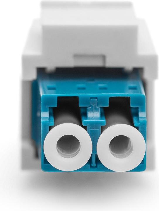Actual product image Digitus Fiber optic LC/LC duplex coupler, Singlemode, Keystone module (Keystone module)