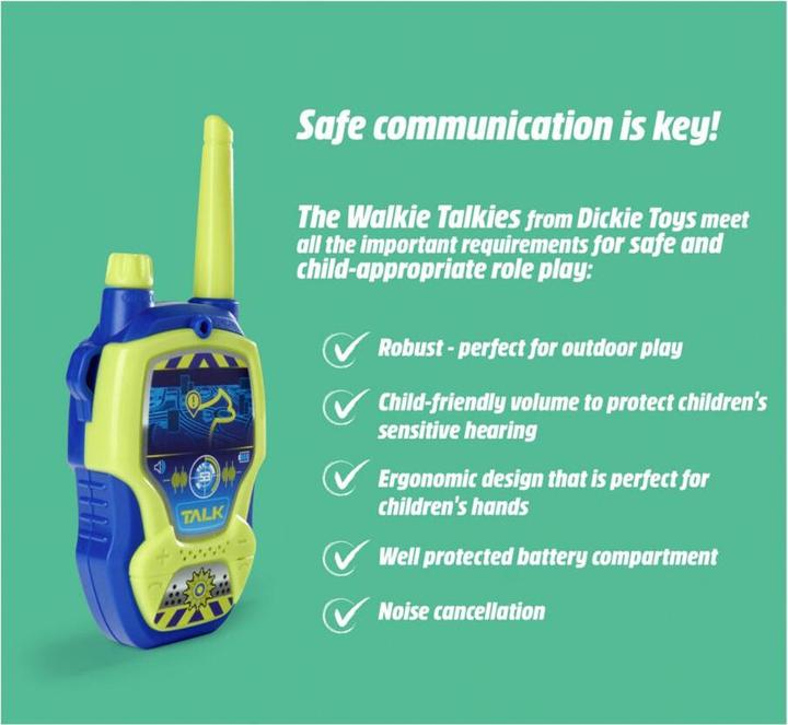 Produktbild Dickie Walkie Talkie Polizei (0.10 km)