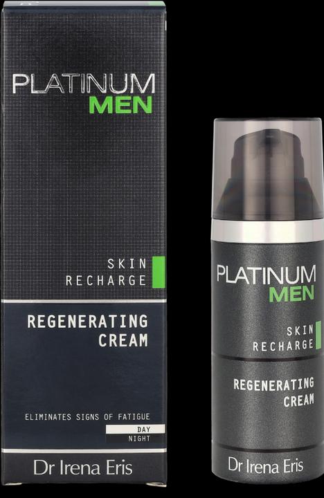 Actual product image Dr Irena Eris Platinium Men Regenerating Cream Regenerating Cream To Face On Day Even At Night (50 ml, 24h cream)