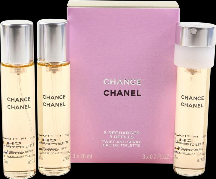 Actual product image Chanel Chance 3xRefills (Eau de toilette, 60 ml)