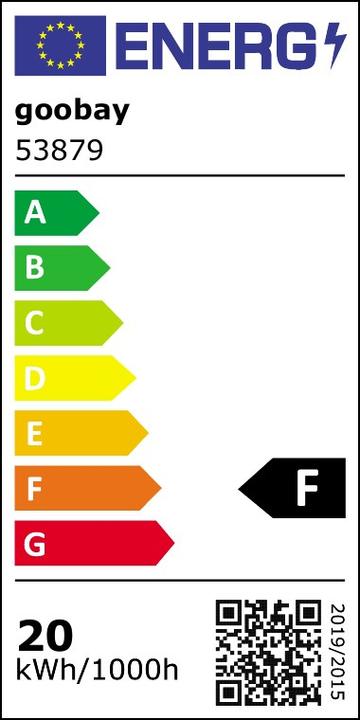 Etichetta energetica Goobay Faretto da esterno a LED (1706 lm, IP44)