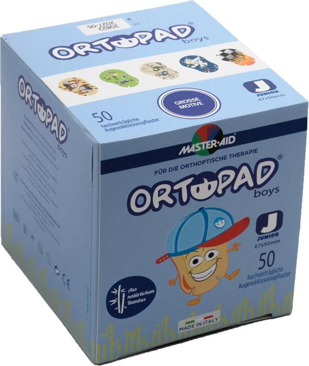 Produktbild Master Aid Augenpflaster Junior Boys 50 Stück (50 x)
