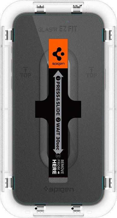 Actual product image Spigen Glass.tR EZ Fit (2 Piece, Apple iPhone 14 Pro Max)