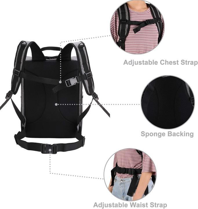 Immagine prodotto Apollo Walker Haustierrucksack (Gatto, Cane, Lavabile, Traspirante, Lavabile in lavatrice)