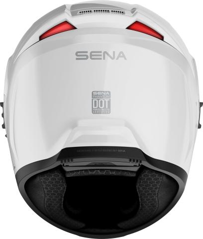 Actual product image Sena PHANTOM - Smart Motorrad-Integralhelm (ECE22.06) - weiss glanz (XL) (XL)