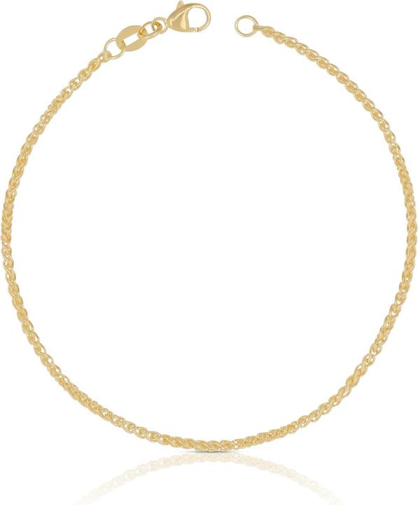 Muau Zopf (19 cm, 750/18K Gelbgold)