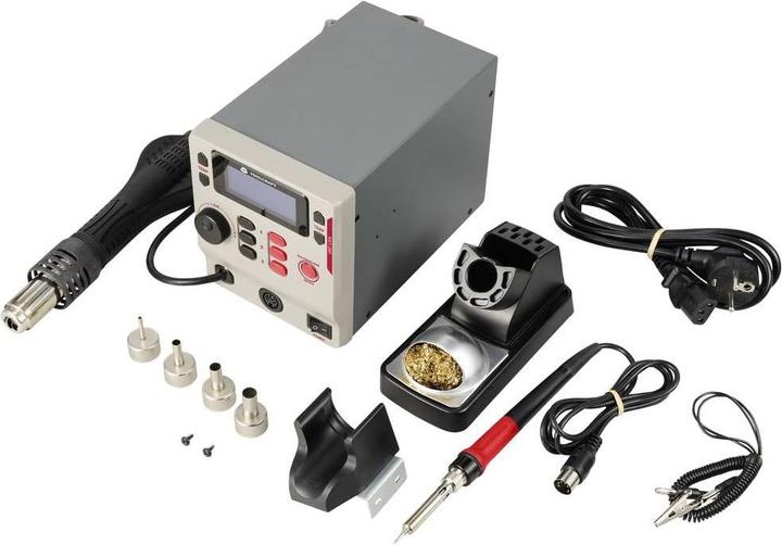 Immagine prodotto Toolcraft RST-280 Set stazione di saldatura digitale 865W 80 - 500°C incl. punta di saldatura